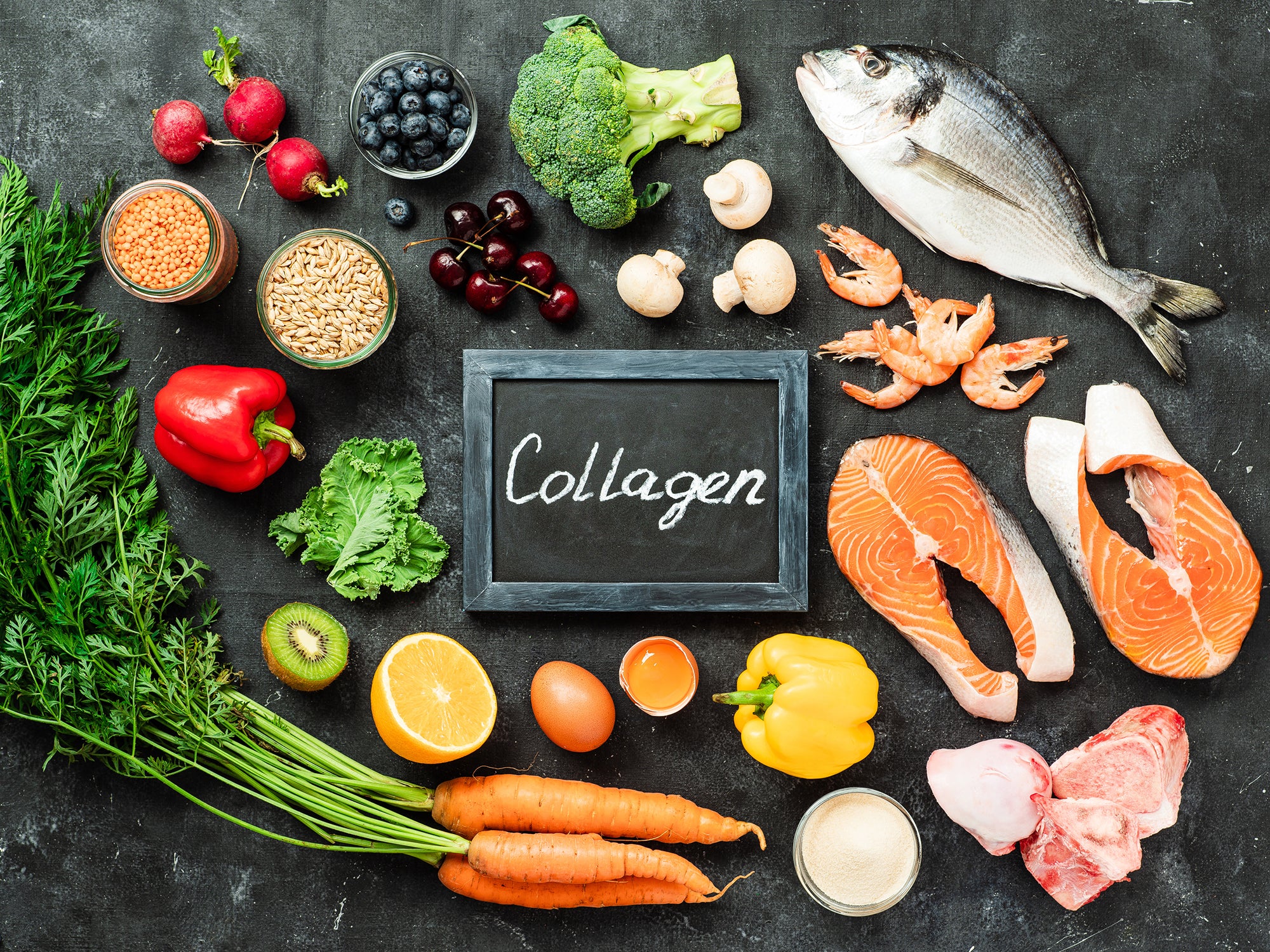 You are currently viewing الأطعمة التي تساعد على إنتاج الكولاجين